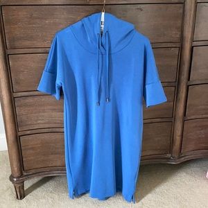 Blue Hooded Dress